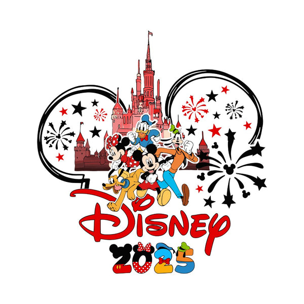 DTF Transfer 2025 Disney Mickey Trip Heat Transfer Sheets
