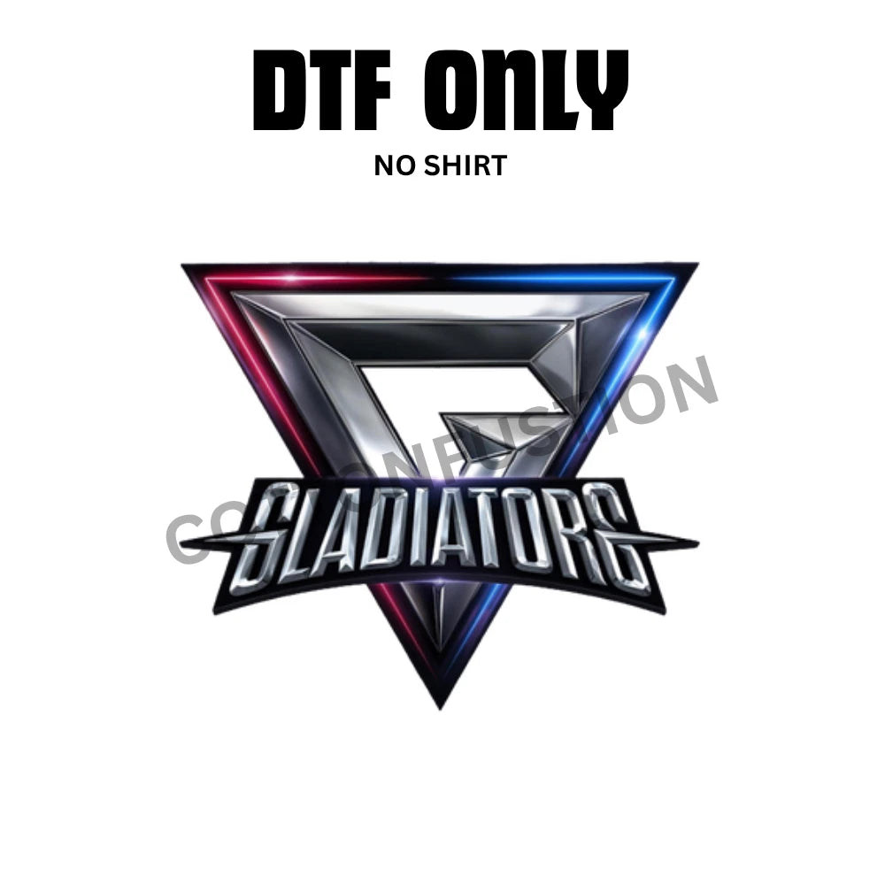 Gladiators T-Shirt 2026 Gaming Tournament Tee | Personalised Name | Adult Kids DTF Print