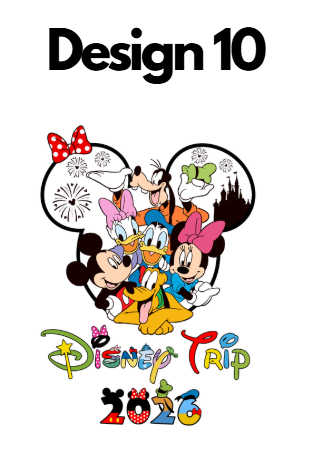 Disney Iron On Transfers 2026 | Mickey Trip DTF Heat Press UK