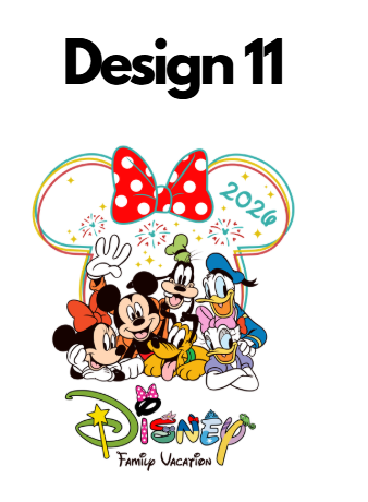 Disney Iron On Transfers 2026 | Mickey Trip DTF Heat Press UK