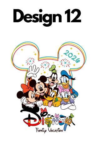 Disney Iron On Transfers 2026 | Mickey Trip DTF Heat Press UK