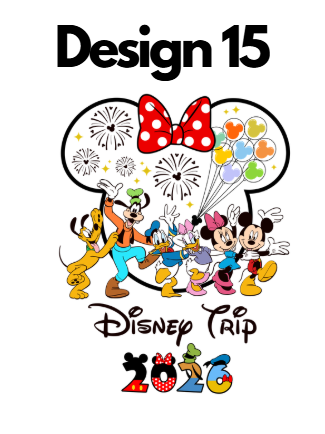 Disney Iron On Transfers 2026 | Mickey Trip DTF Heat Press UK