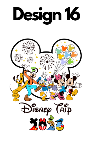 Disney Iron On Transfers 2026 | Mickey Trip DTF Heat Press UK