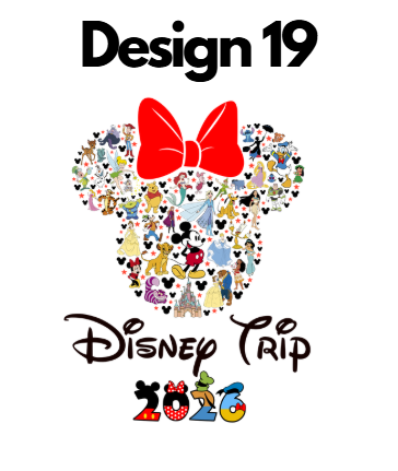 Disney Iron On Transfers 2026 | Mickey Trip DTF Heat Press UK