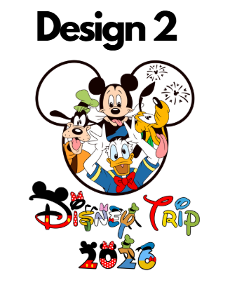 Disney Iron On Transfers 2026 | Mickey Trip DTF Heat Press UK