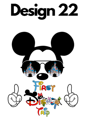 Disney Iron On Transfers 2026 | Mickey Trip DTF Heat Press UK