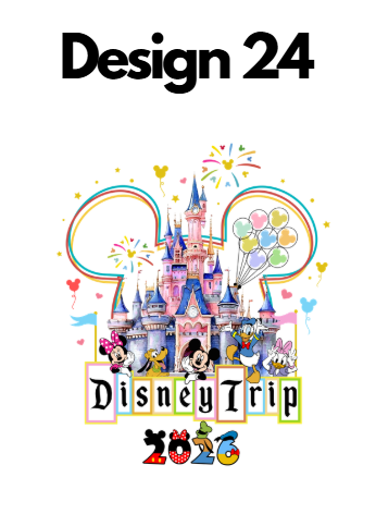 Disney Iron On Transfers 2026 | Mickey Trip DTF Heat Press UK