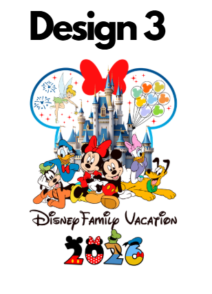 Disney Iron On Transfers 2026 | Mickey Trip DTF Heat Press UK