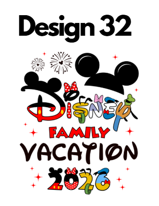 Disney Iron On Transfers 2026 | Mickey Trip DTF Heat Press UK