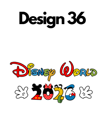 Disney Iron On Transfers 2026 | Mickey Trip DTF Heat Press UK