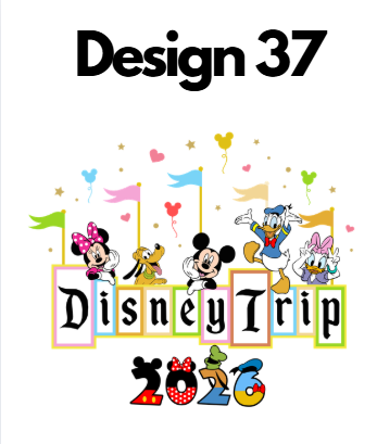 Disney Iron On Transfers 2026 | Mickey Trip DTF Heat Press UK