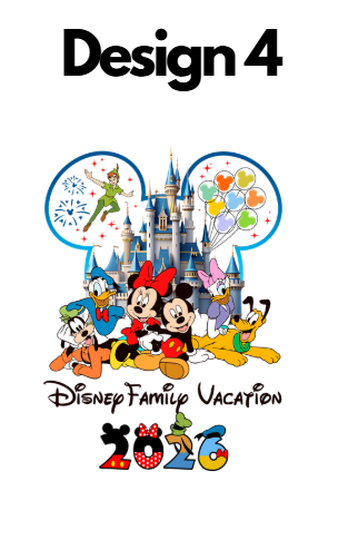Disney Iron On Transfers 2026 | Mickey Trip DTF Heat Press UK