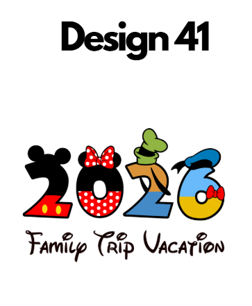 Disney Iron On Transfers 2026 | Mickey Trip DTF Heat Press UK