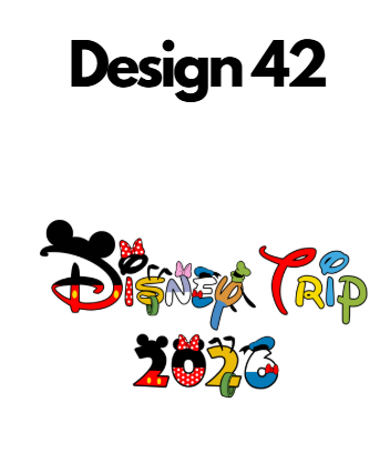Disney Iron On Transfers 2026 | Mickey Trip DTF Heat Press UK