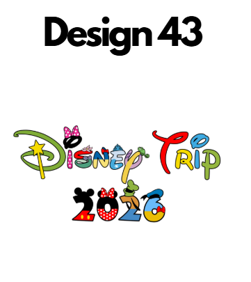 Disney Iron On Transfers 2026 | Mickey Trip DTF Heat Press UK