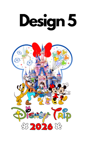 Disney Iron On Transfers 2026 | Mickey Trip DTF Heat Press UK