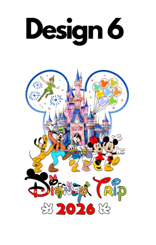 Disney Iron On Transfers 2026 | Mickey Trip DTF Heat Press UK