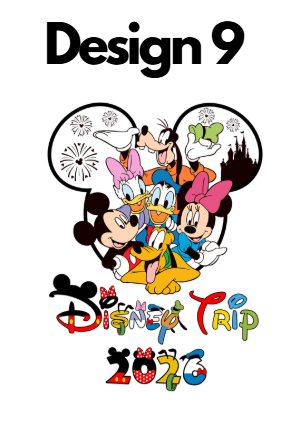 Disney Iron On Transfers 2026 | Mickey Trip DTF Heat Press UK