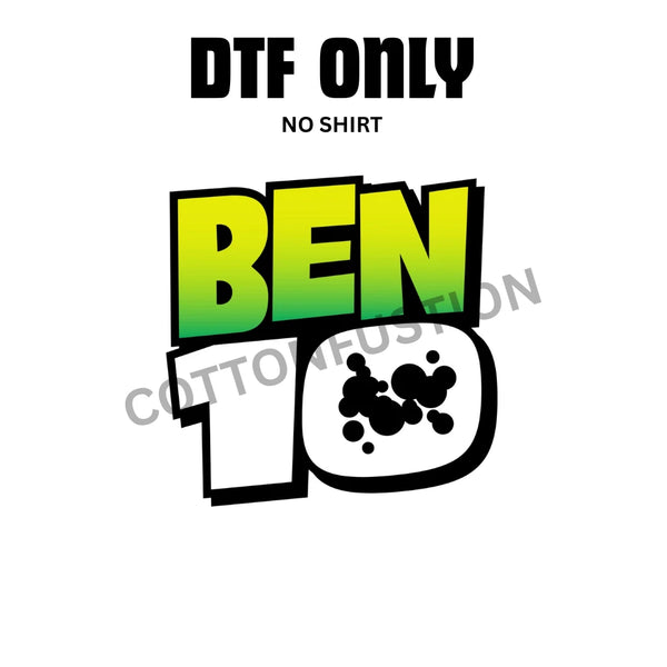 Ben 10 T-Shirt Kids & Adults | Age 3-4 to Adult 3XL | DTF Cartoon Tee