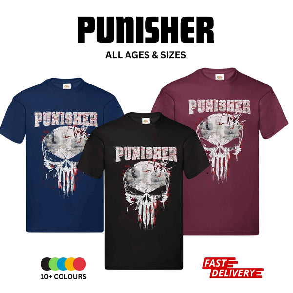 The Punisher Skull Logo T-Shirt | Premium DTF Print | Unisex