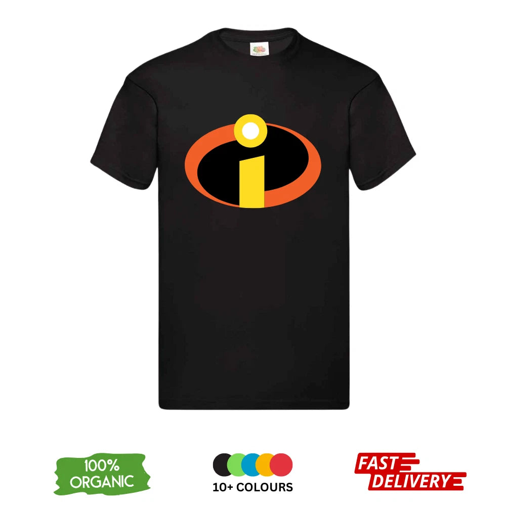The Incredibles DTF T-Shirt | Mr Incredible Logo | Unisex Tee