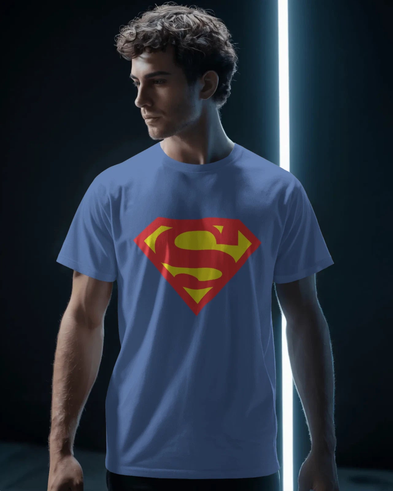 Superman T-Shirt DTF Logo | DC Comics Justice League Tee | Official Merchandise 2026