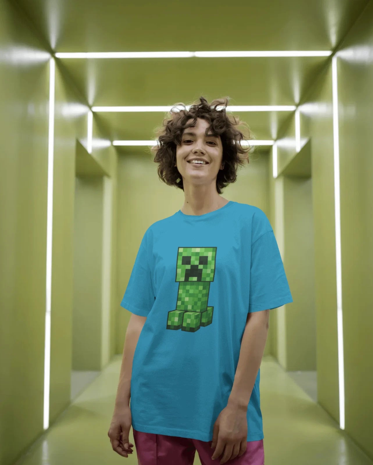 Minecraft Creeper T-Shirt All Sizes | Kids Adults 3-4 Years to 3XL | DTF Print