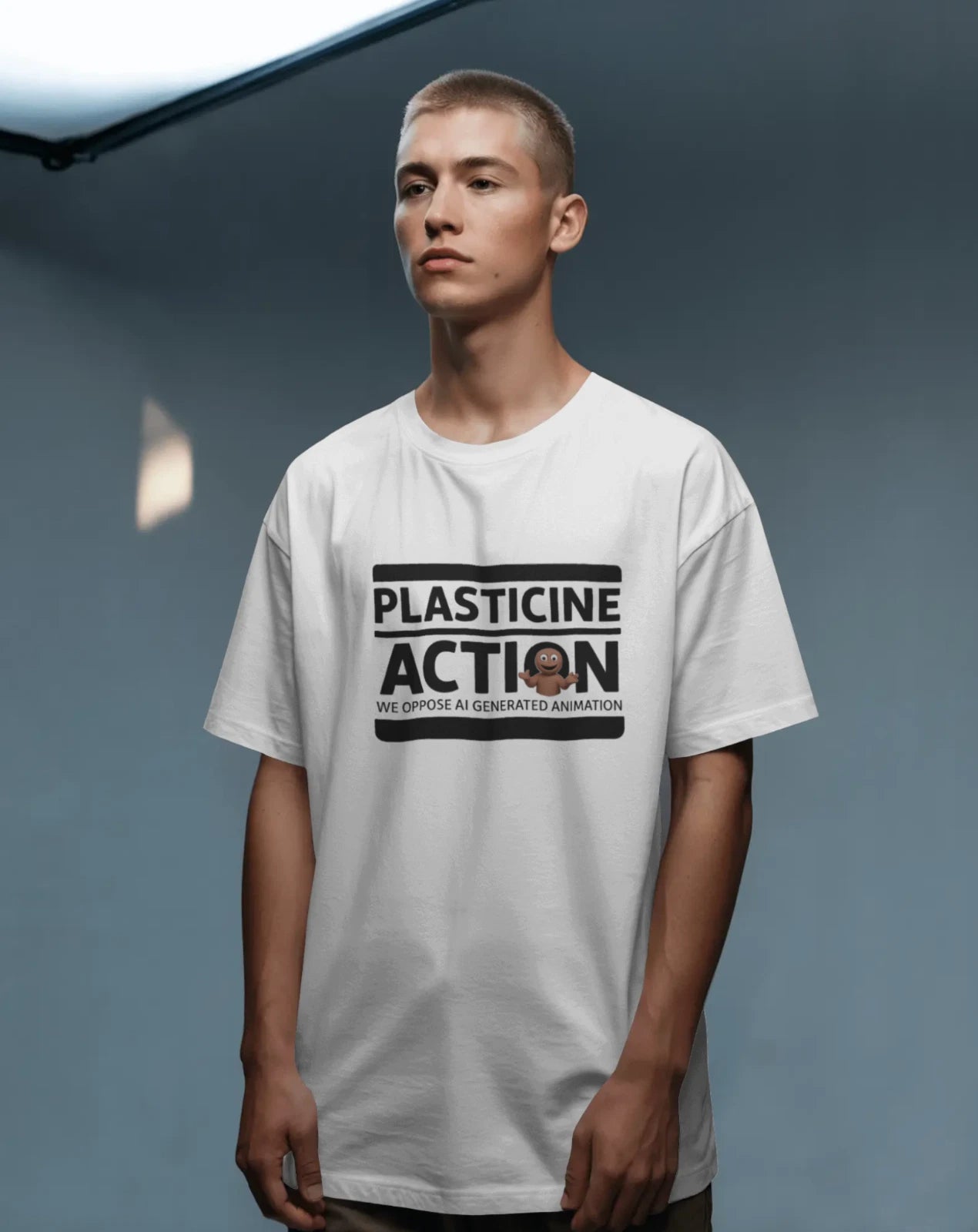 Plasticine Action DTF T-Shirt | Anti AI Animation | Claymation Tee