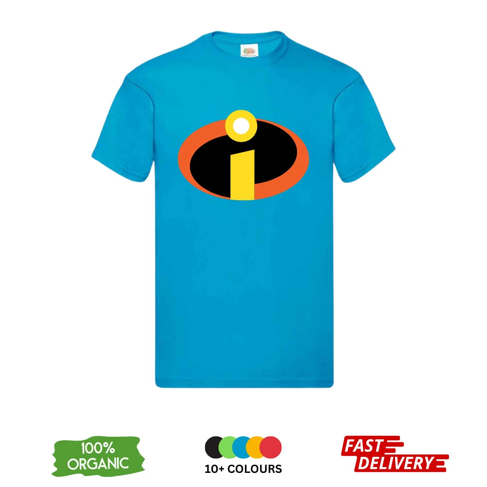 The Incredibles DTF T-Shirt | Mr Incredible Logo | Unisex Tee