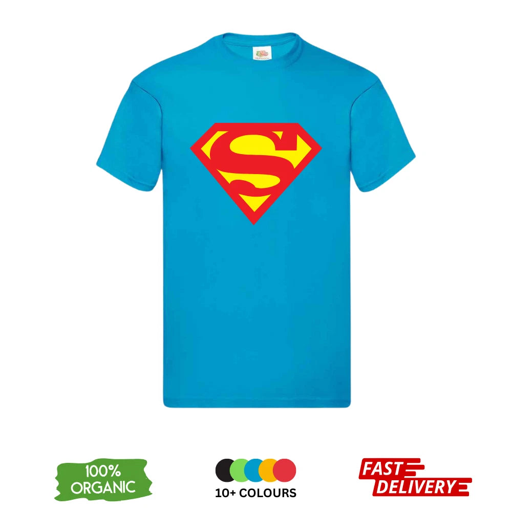 Superman T-Shirt DTF Logo | DC Comics Justice League Tee | Official Merchandise 2026