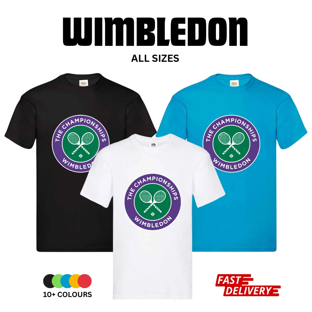 Wimbledon Tennis DTF T-Shirt | The Championships Logo | Unisex