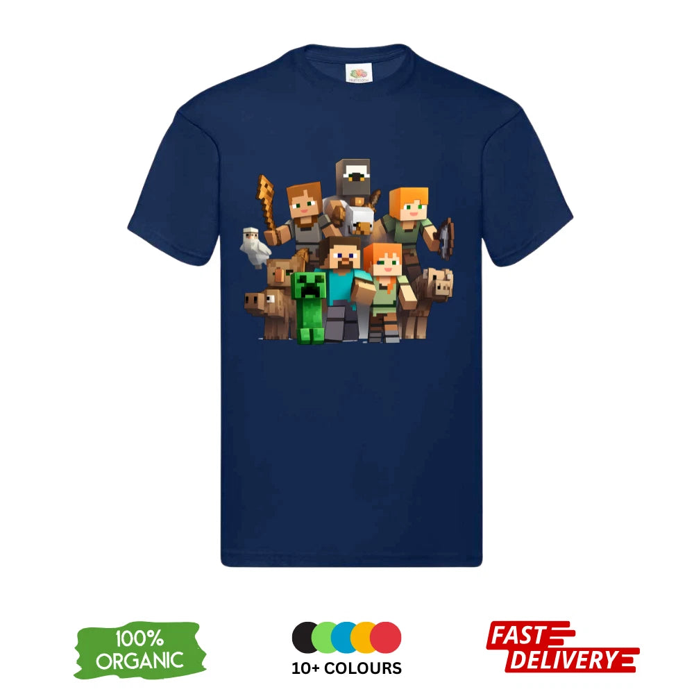 Minecraft DTF T-Shirt | Premium Gaming Tee | Merch Design