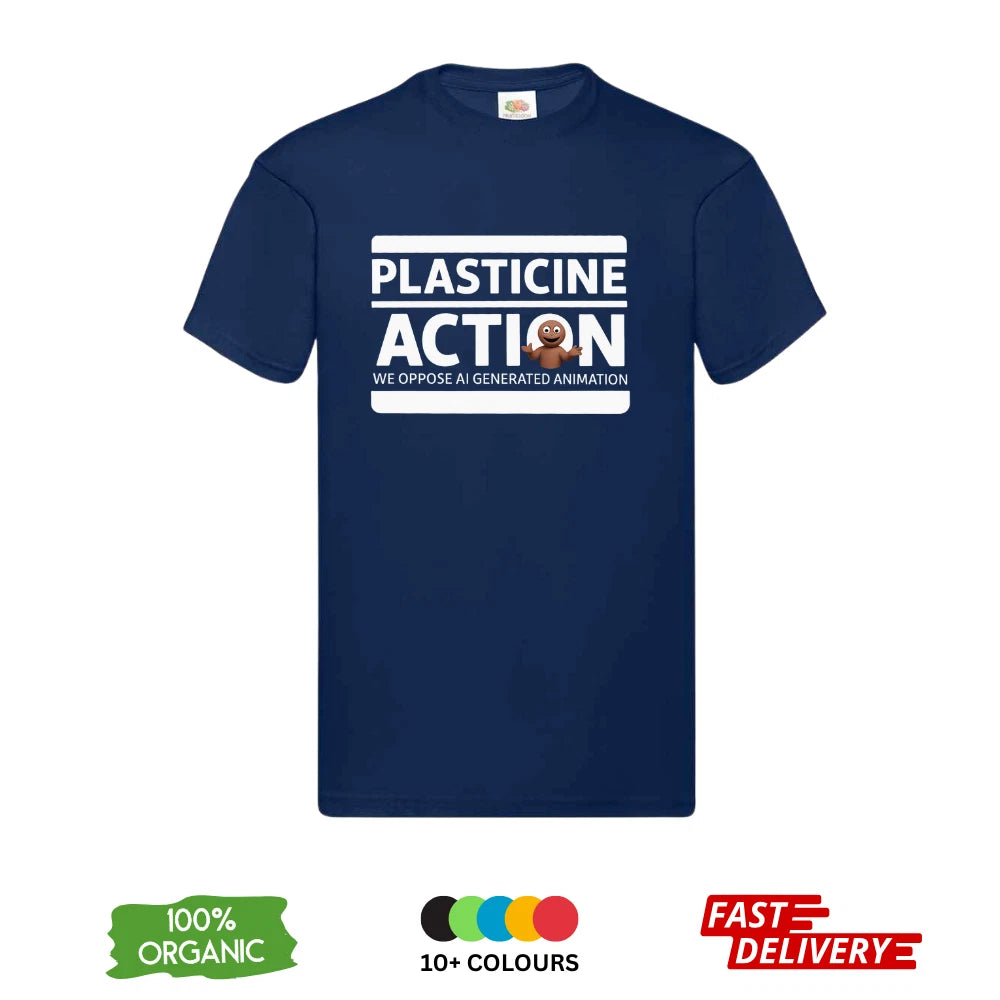 Plasticine Action DTF T-Shirt | Anti AI Animation | Claymation Tee