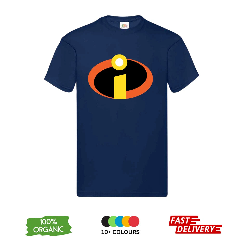 The Incredibles DTF T-Shirt | Mr Incredible Logo | Unisex Tee