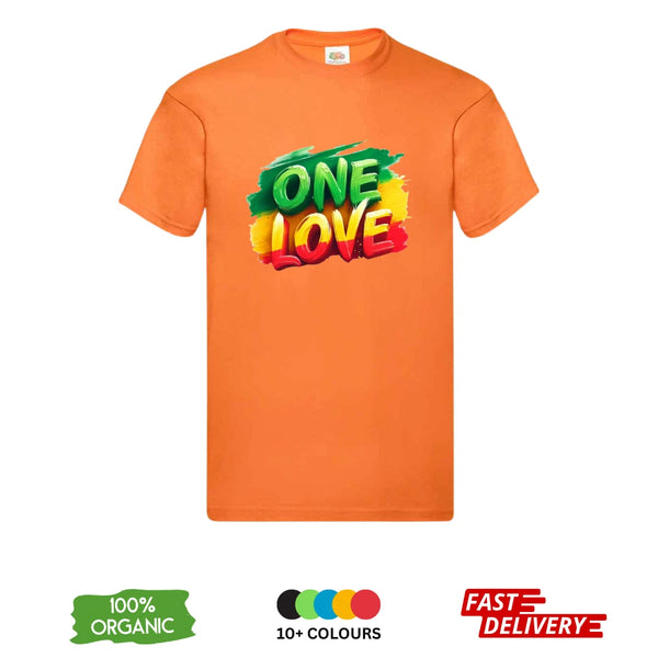 Bob Marley One Love DTF T-Shirt | Reggae Jamaica Rasta | Unisex