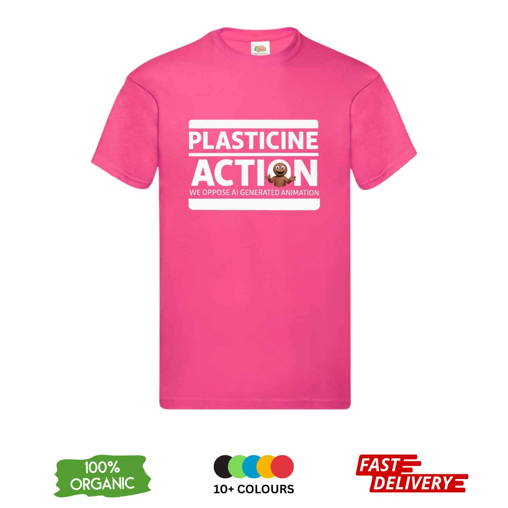 Plasticine Action DTF T-Shirt | Anti AI Animation | Claymation Tee