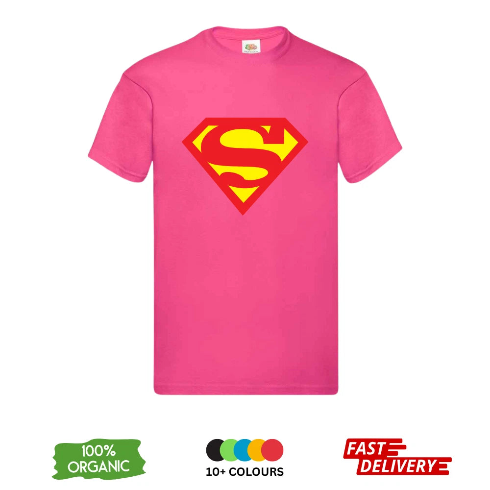 Superman T-Shirt DTF Logo | DC Comics Justice League Tee | Official Merchandise 2026