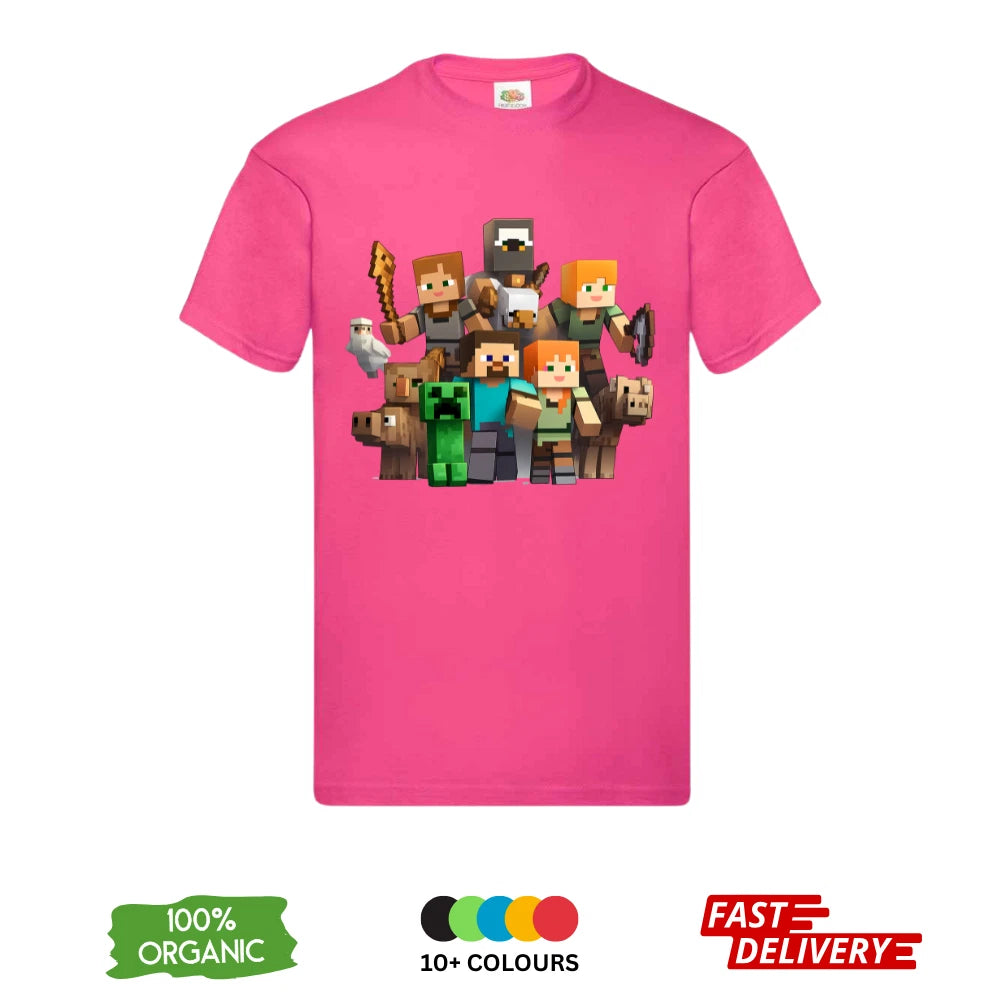 Minecraft DTF T-Shirt | Premium Gaming Tee | Merch Design