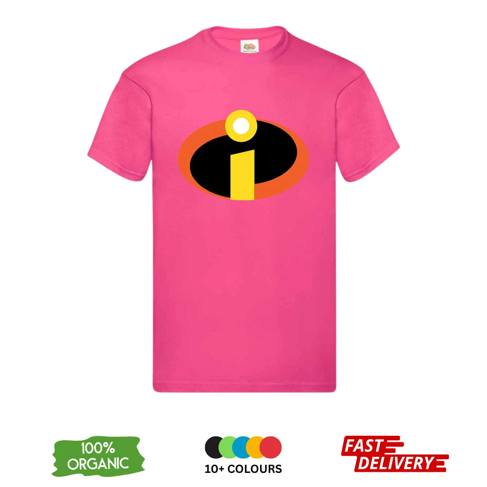 The Incredibles DTF T-Shirt | Mr Incredible Logo | Unisex Tee