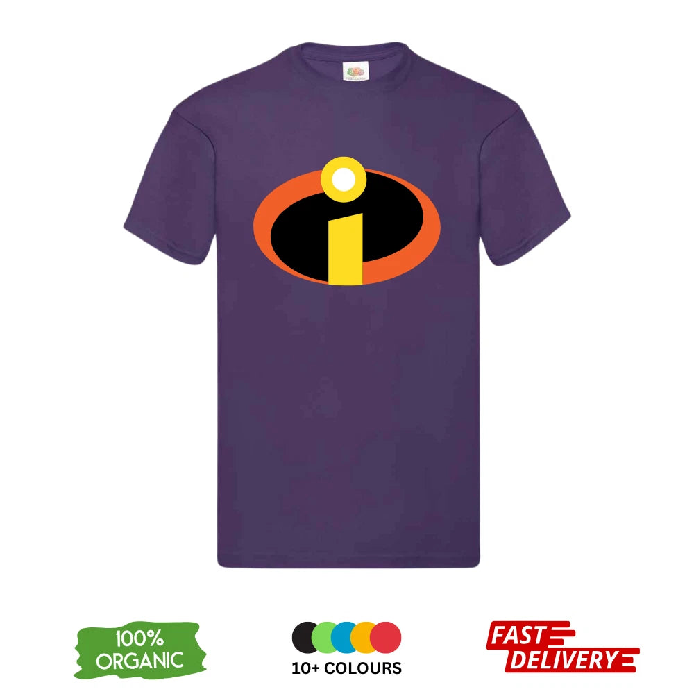 The Incredibles DTF T-Shirt | Mr Incredible Logo | Unisex Tee