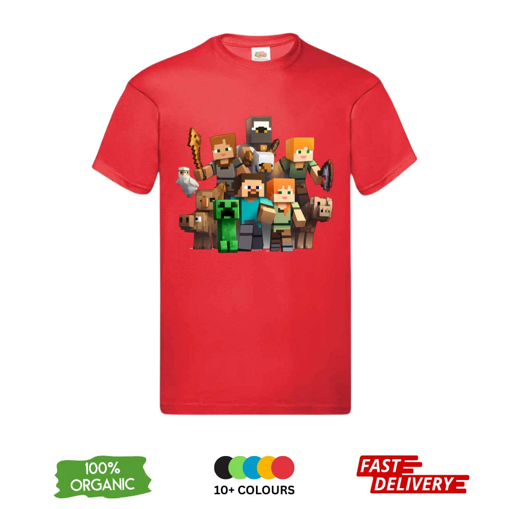 Minecraft DTF T-Shirt | Premium Gaming Tee | Merch Design