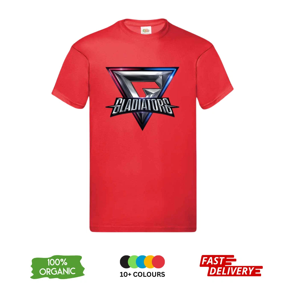 Gladiators T-Shirt 2026 Gaming Tournament Tee | Personalised Name | Adult Kids DTF Print