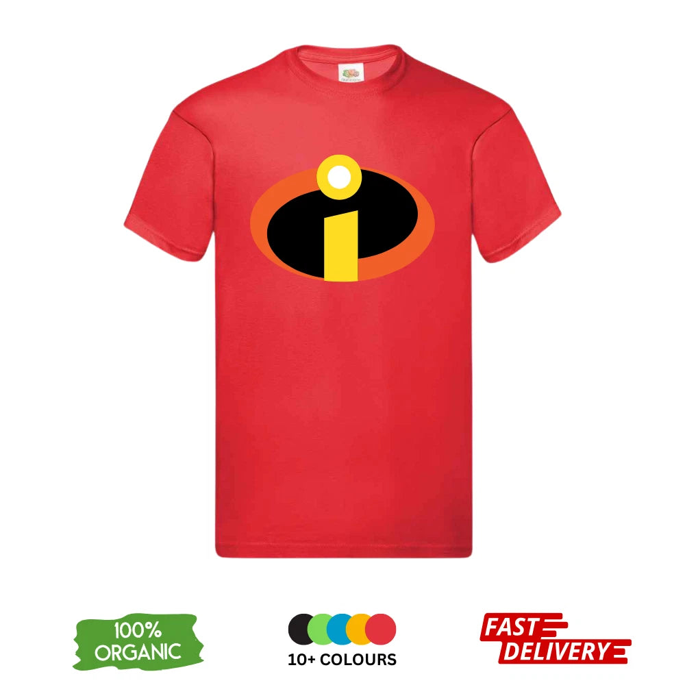 The Incredibles DTF T-Shirt | Mr Incredible Logo | Unisex Tee