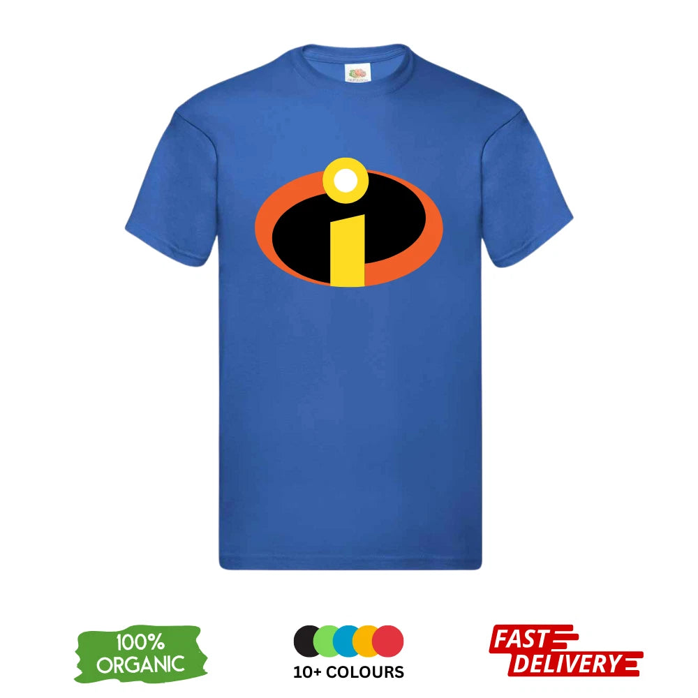 The Incredibles DTF T-Shirt | Mr Incredible Logo | Unisex Tee