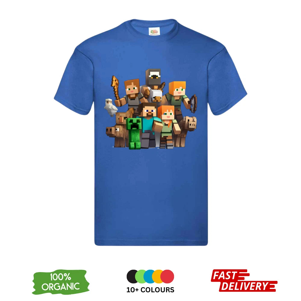 Minecraft DTF T-Shirt | Premium Gaming Tee | Merch Design