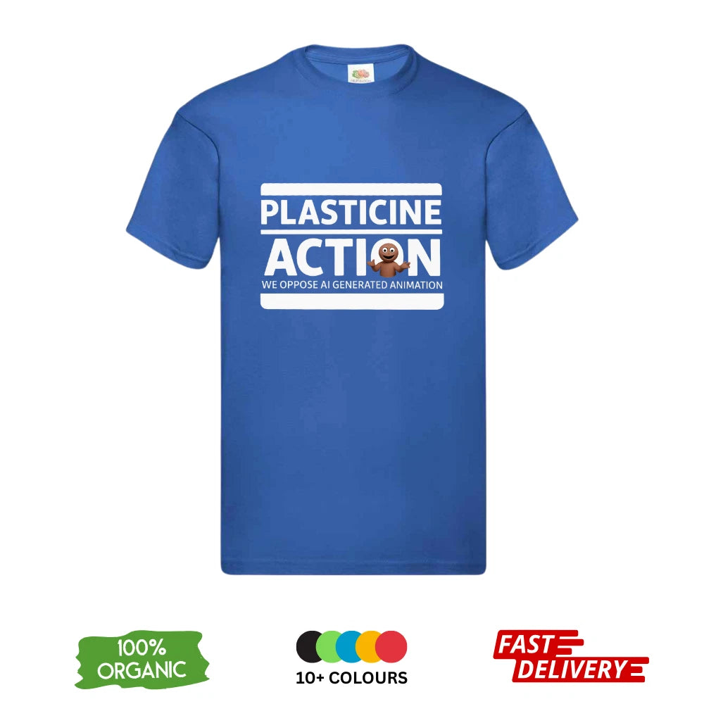 Plasticine Action DTF T-Shirt | Anti AI Animation | Claymation Tee