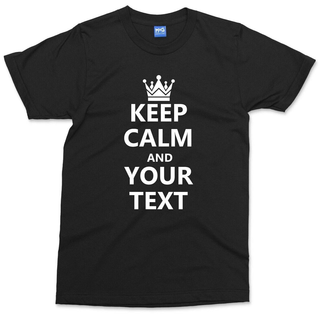 Custom Keep Calm DTF T-Shirt | Personalized Design & Print
