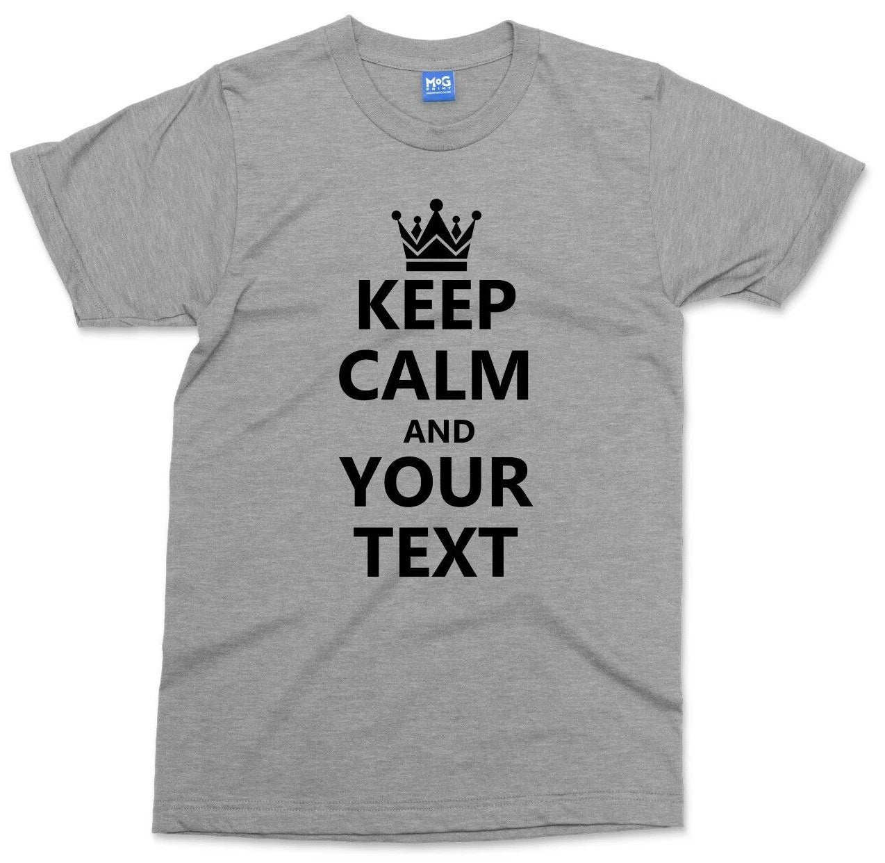 Custom Keep Calm DTF T-Shirt | Personalized Design & Print