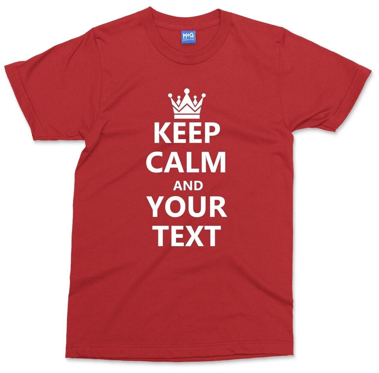 Custom Keep Calm DTF T-Shirt | Personalized Design & Print