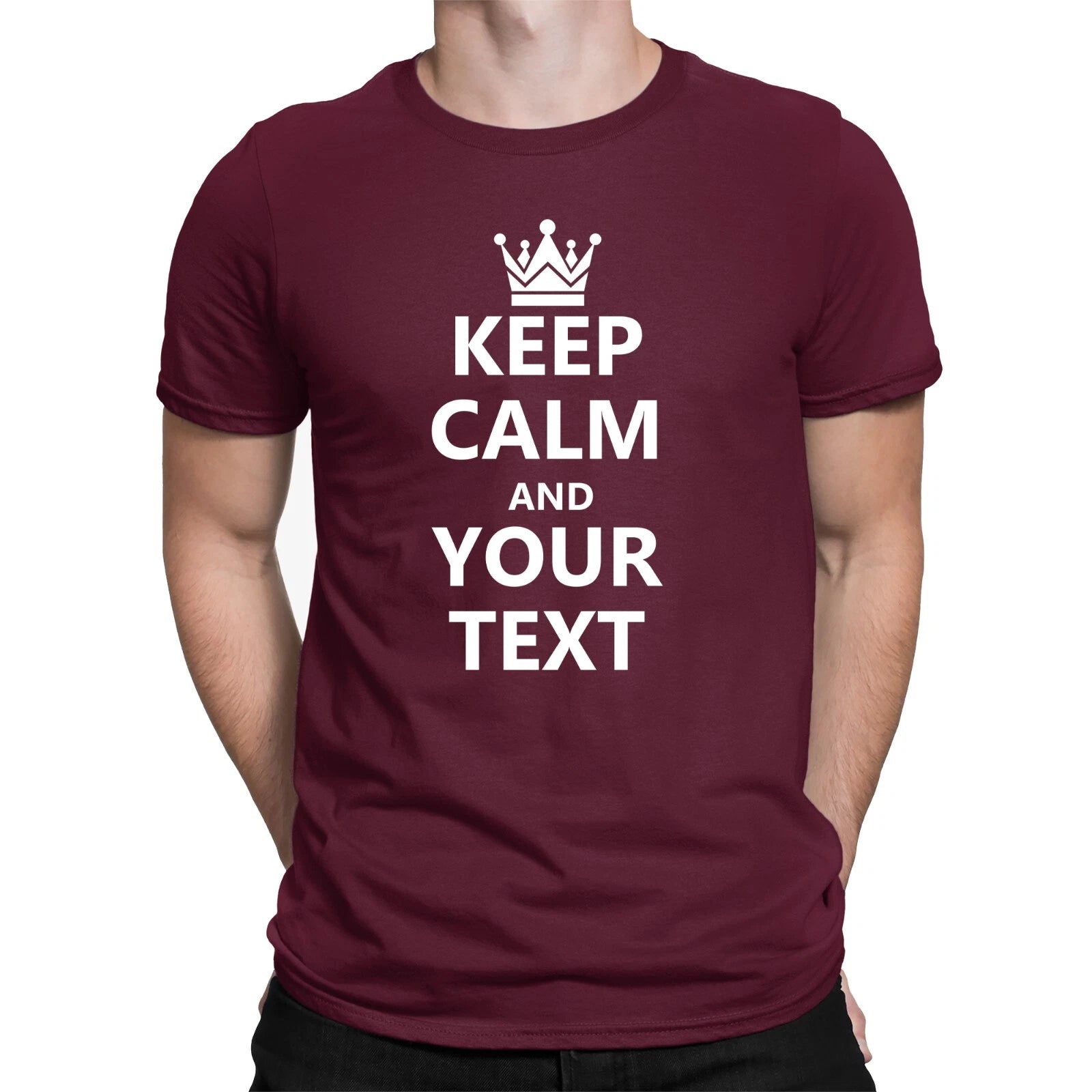 Custom Keep Calm DTF T-Shirt | Personalized Design & Print